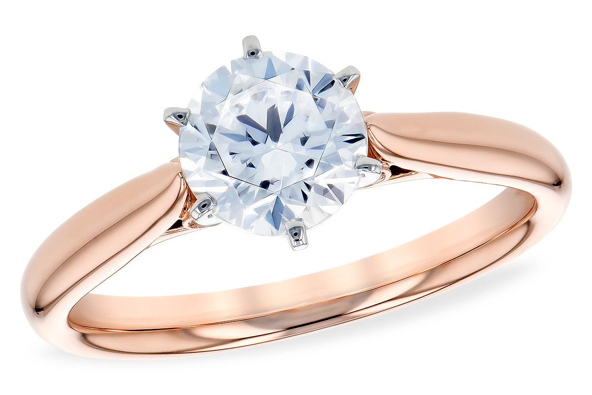 Classic Solitaire Engagement Ring in Rose Gold