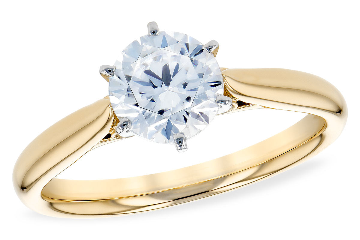 Classic Solitaire Engagement Ring in Yellow Gold