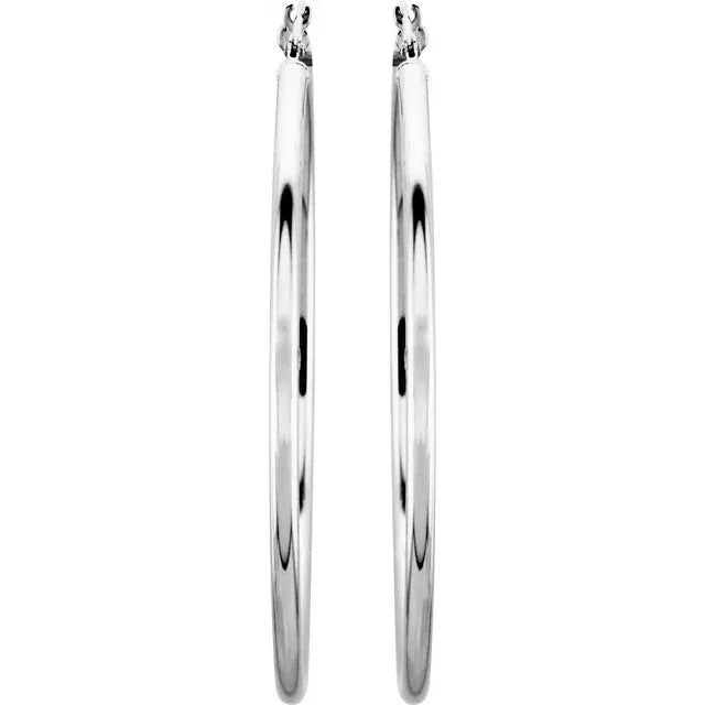 47mm Elegant 14K Hoop Earrings