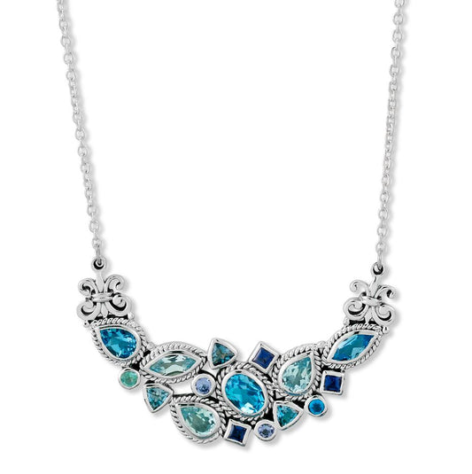 Serendipity Necklace- Blue Multi